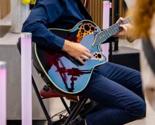 Akustikmusik für Agentureröffnung in Mauthausen Masilko