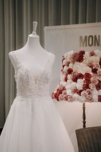 Brautkleid auf der Hochzeitsmesse