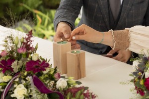 Deko für intime Hochzeit