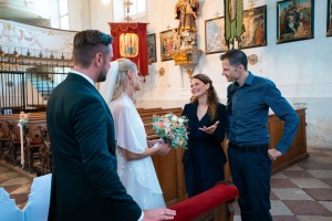 Gratulation dem Brautpaar