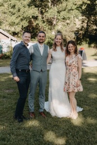 Hochzeitsmusiker und Brautpaar - exklusive Hochzeit