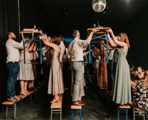 Hochzeitstraditionen beim Brautstehlen in Mehrnbach