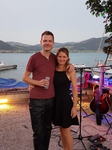 Martin und Martina am Attersee