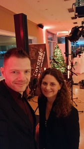 Unser Duo am Flughafen Linz Weihnachtsfeier