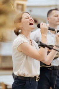 Volle Emotion unserer Sängerin